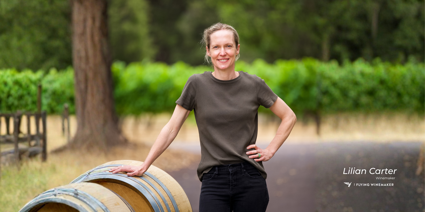 Australian winemaker Lilian Carter from The Flying Winemaker