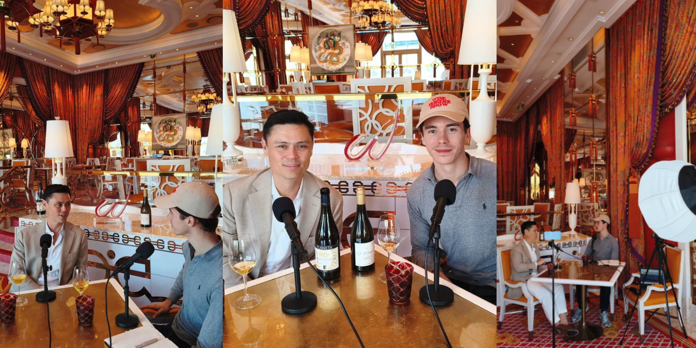 Eddie McDougall speaking on The Wine Maker Show podcast about building a wine brand without owning a vineyard.